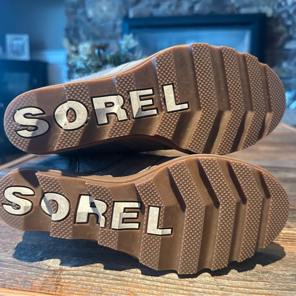 Sorel Lexie Wedge Boots Brown/tan Women’s 7 - Picture 5 of 9